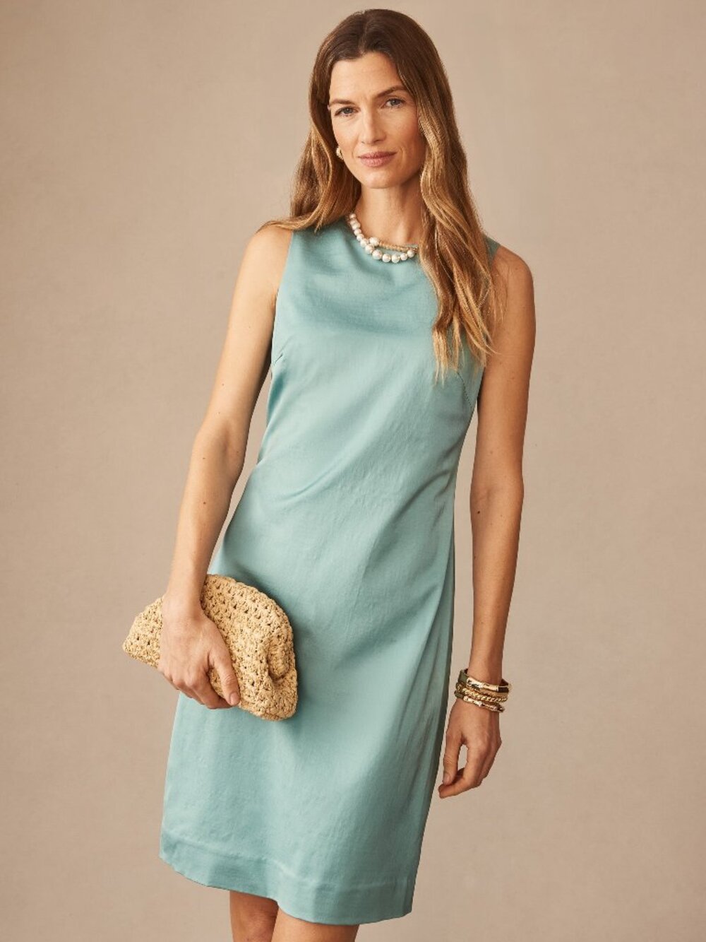 J McLaughlin Kinsley Dress - Seafoam NEW